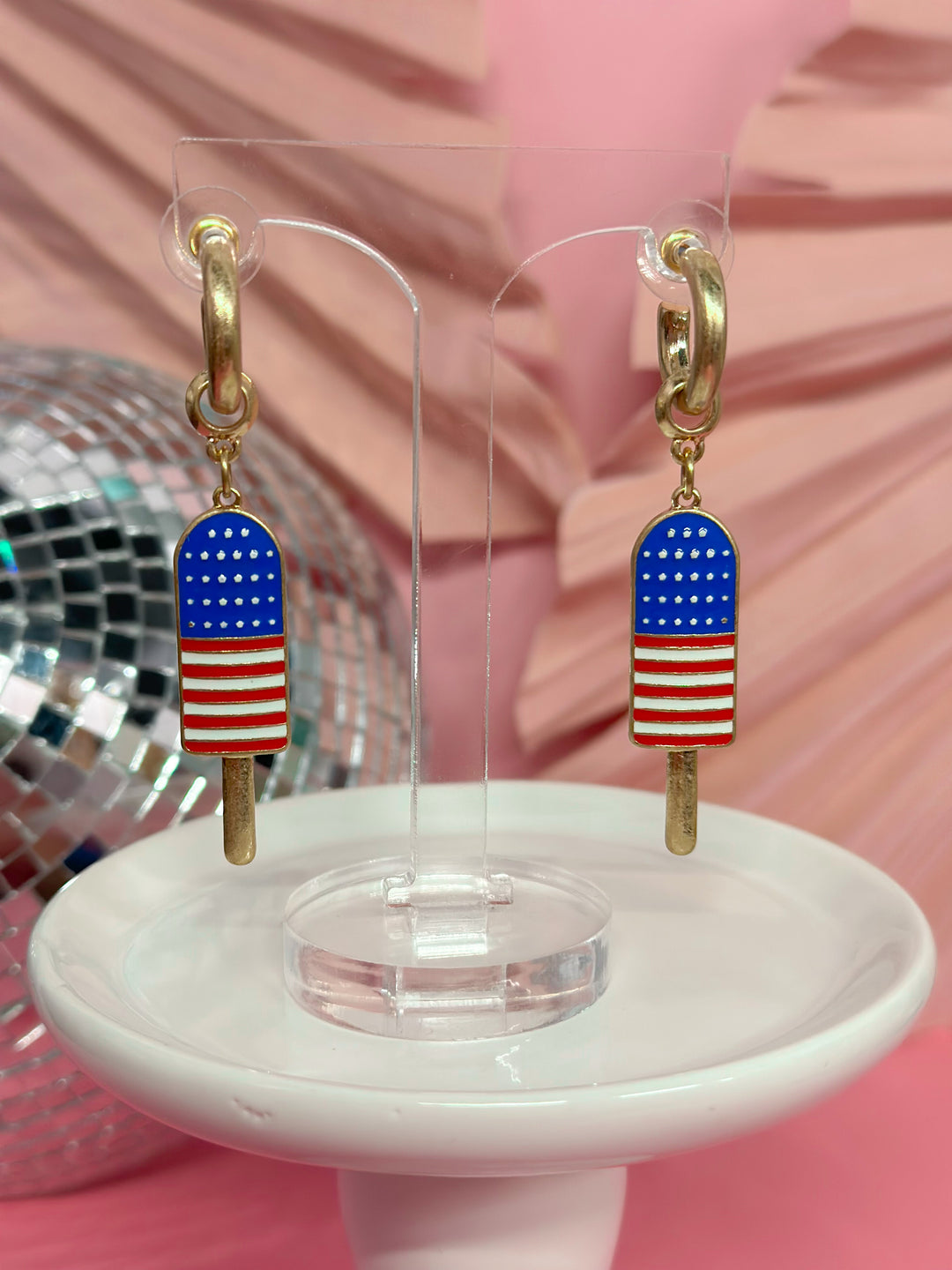 Poppin Popsicle Hoop Earrings