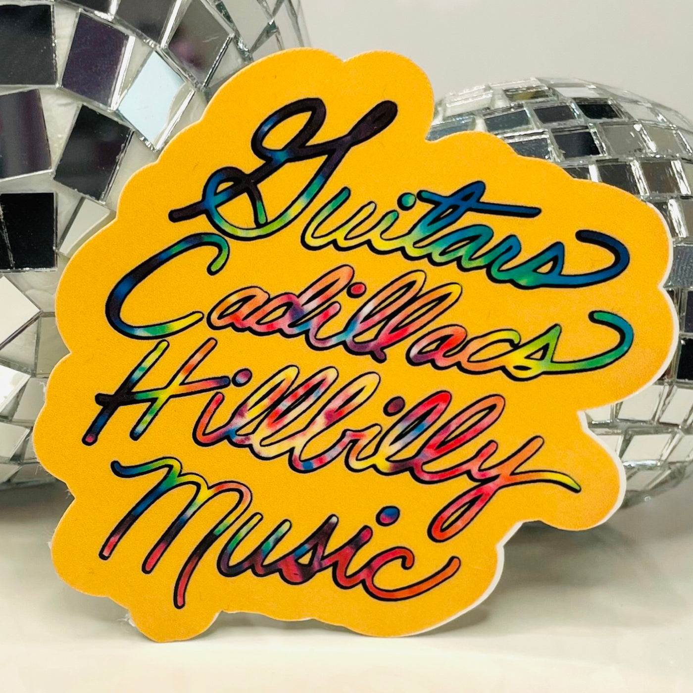 Guitars, Cadillacs Sticker