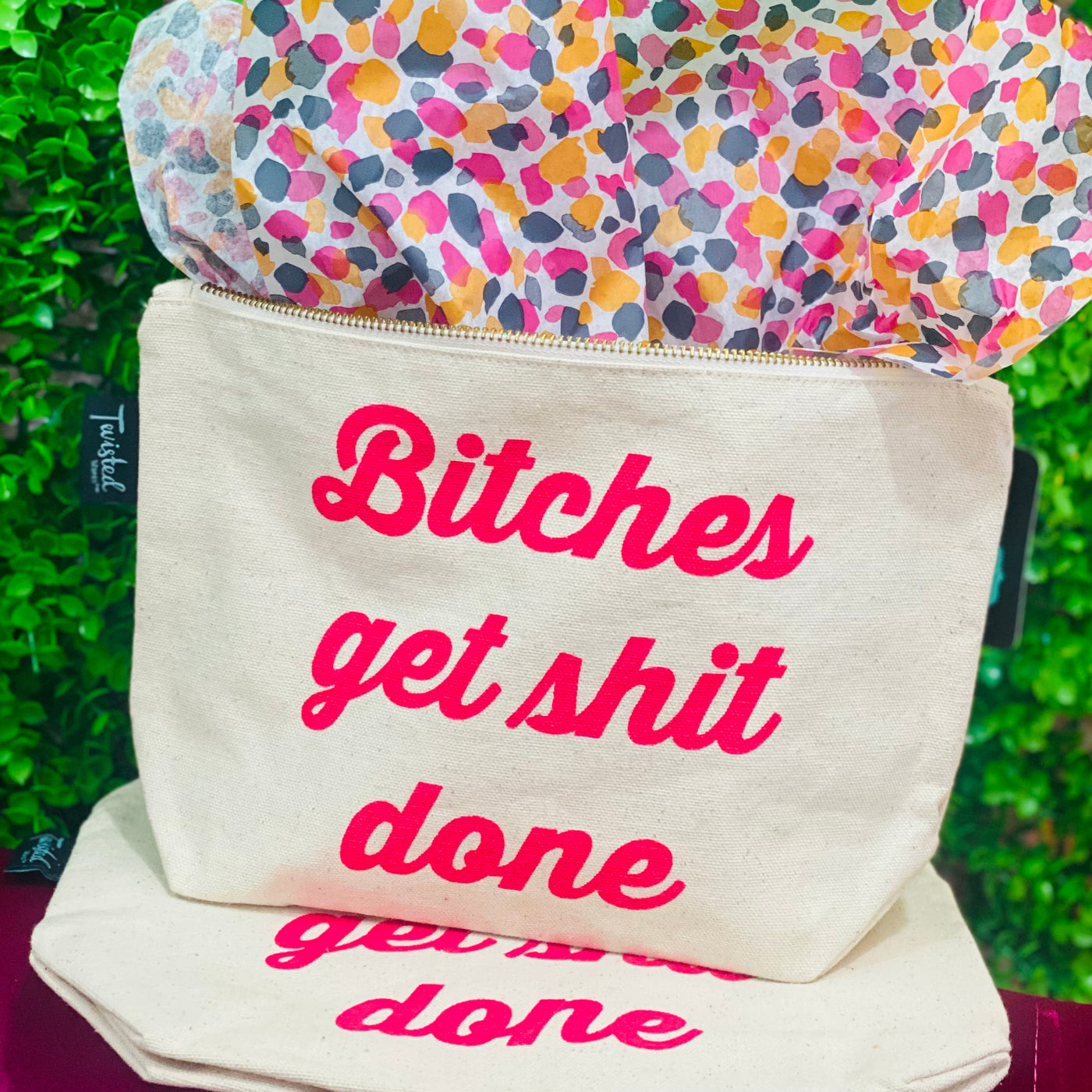 Bitches Get Shit Done Canvas Bag
