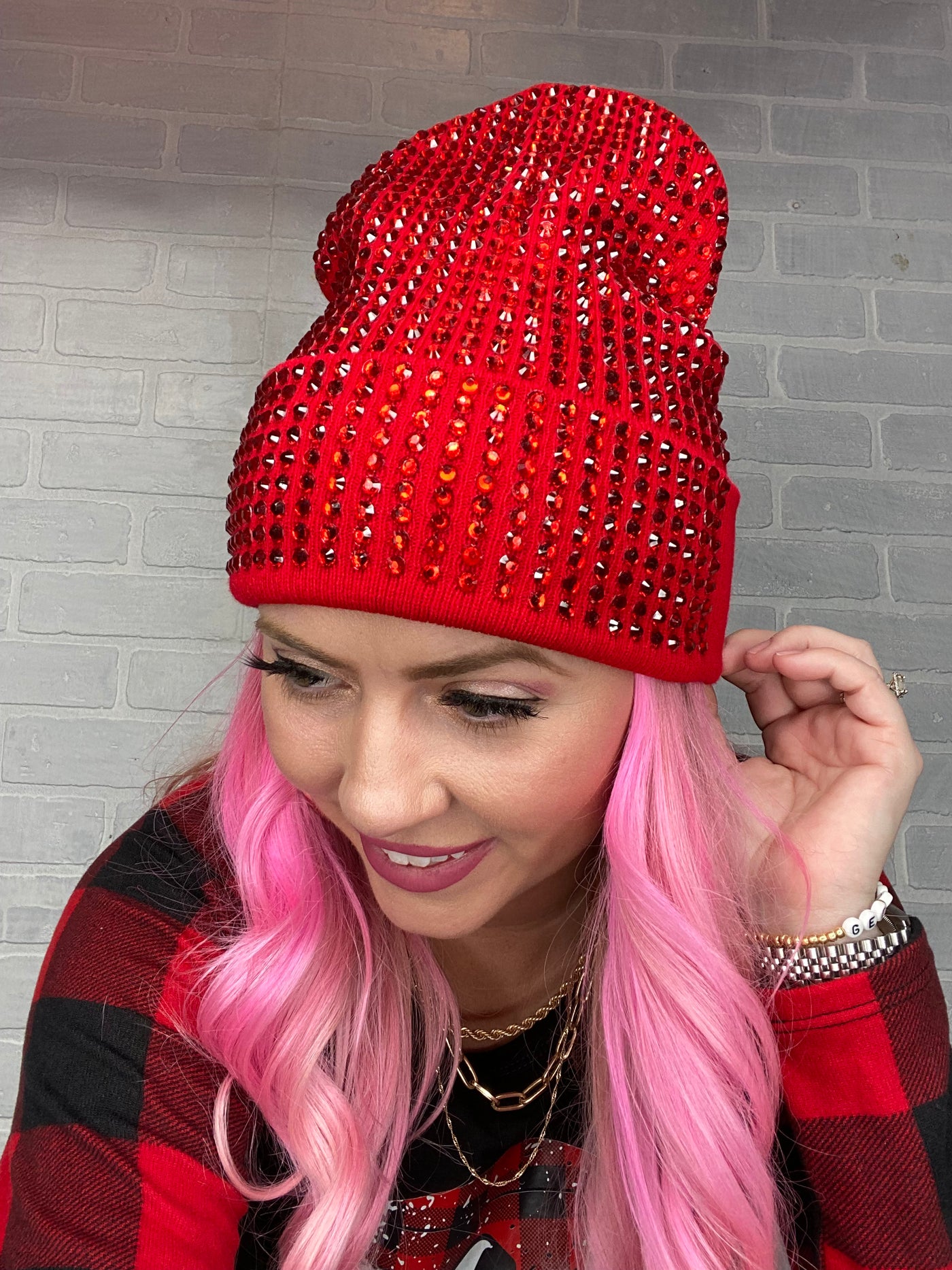 The Lauren Rhinestone Beanie