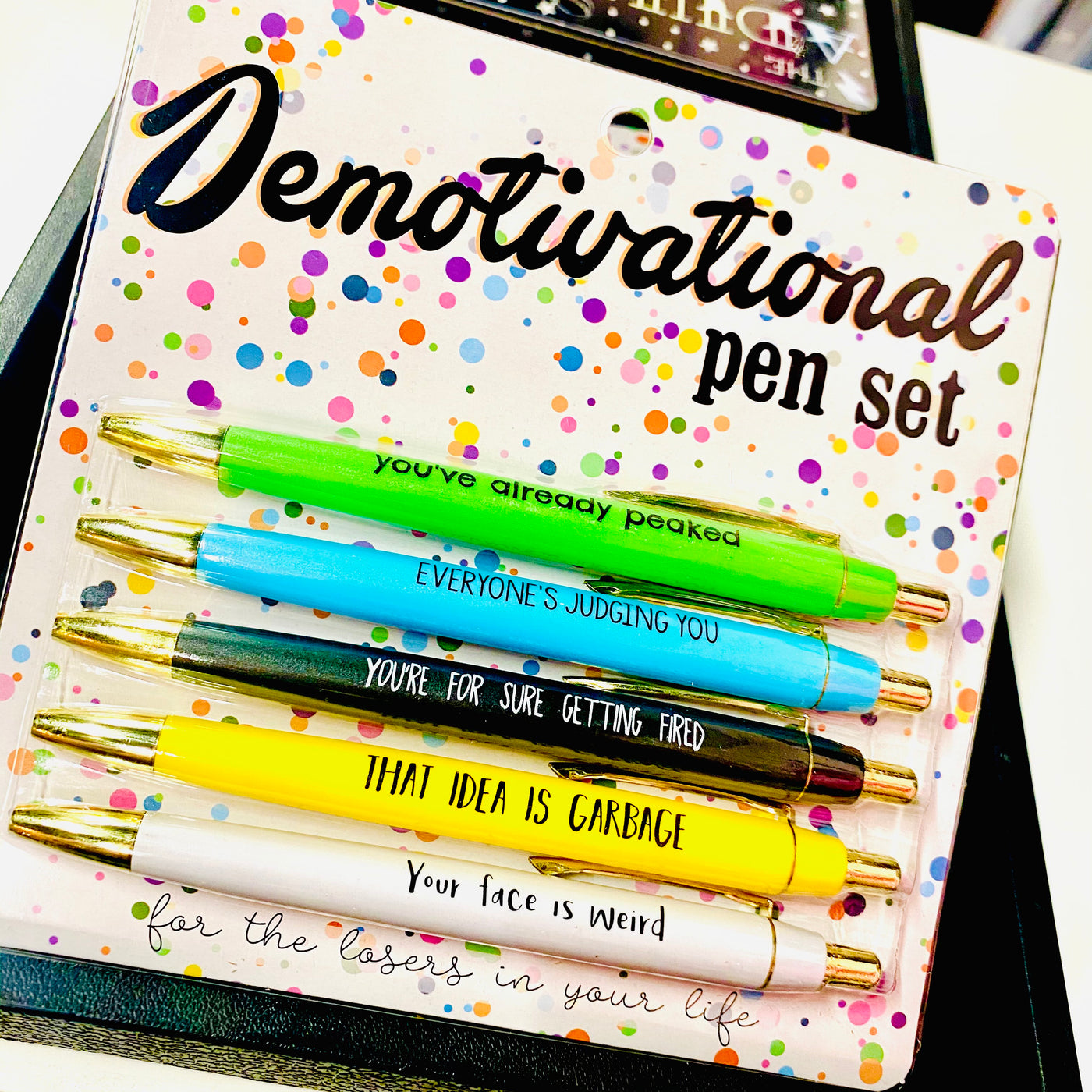 Demotivational Pen Set