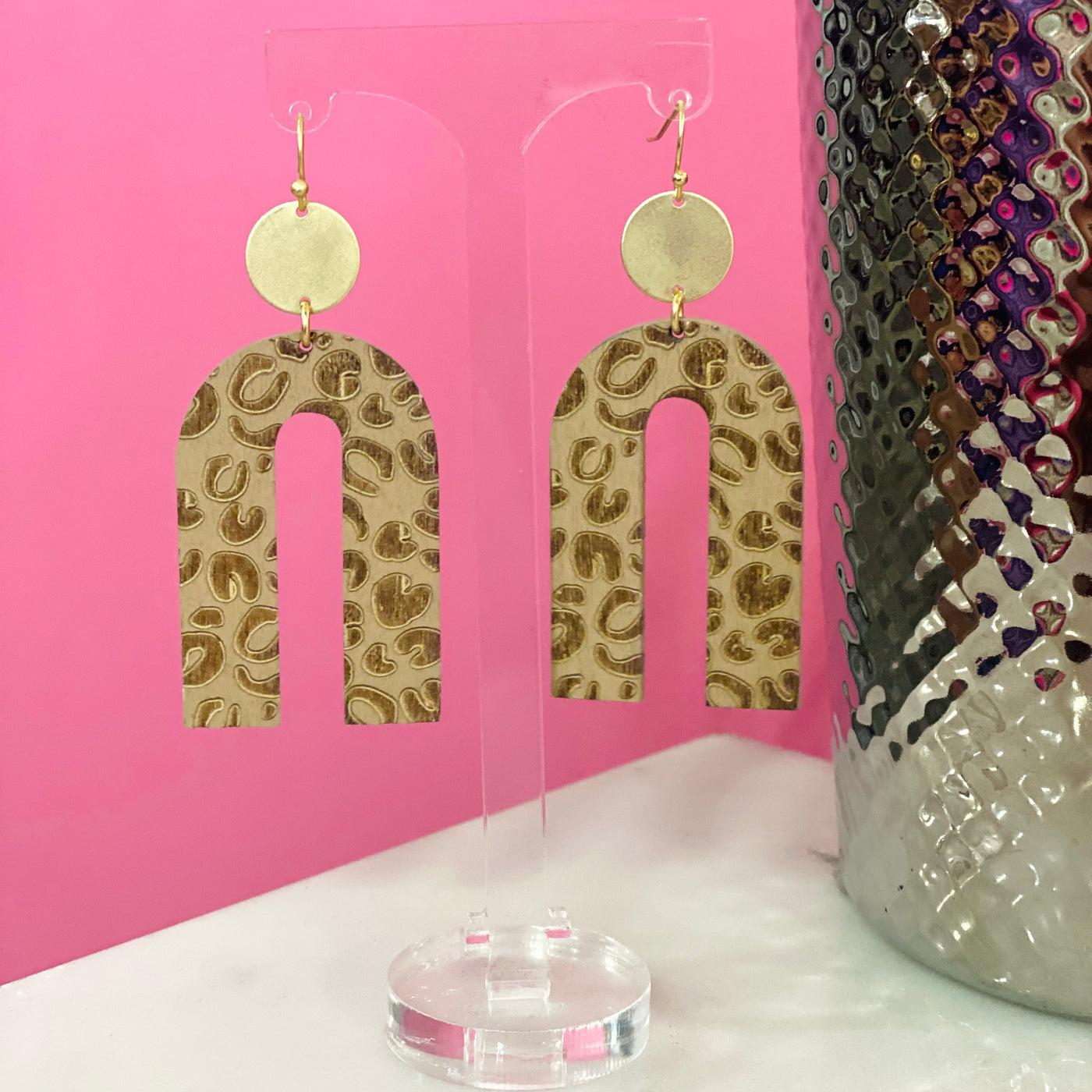 Leopard Arch Earrings