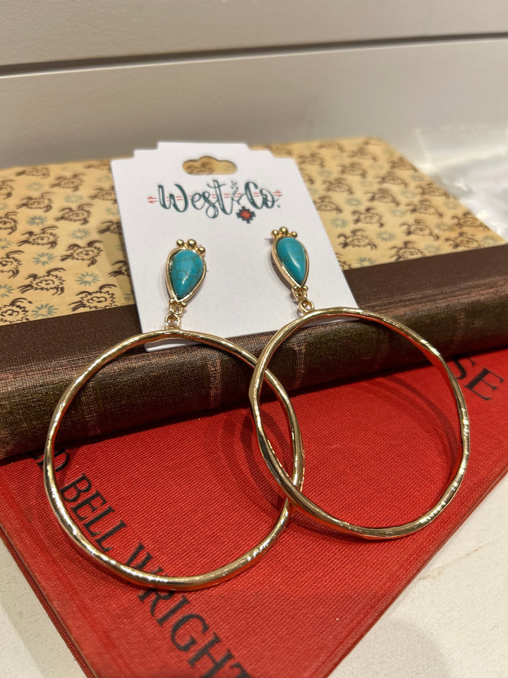 The Allyson Gold Hoop Earrings