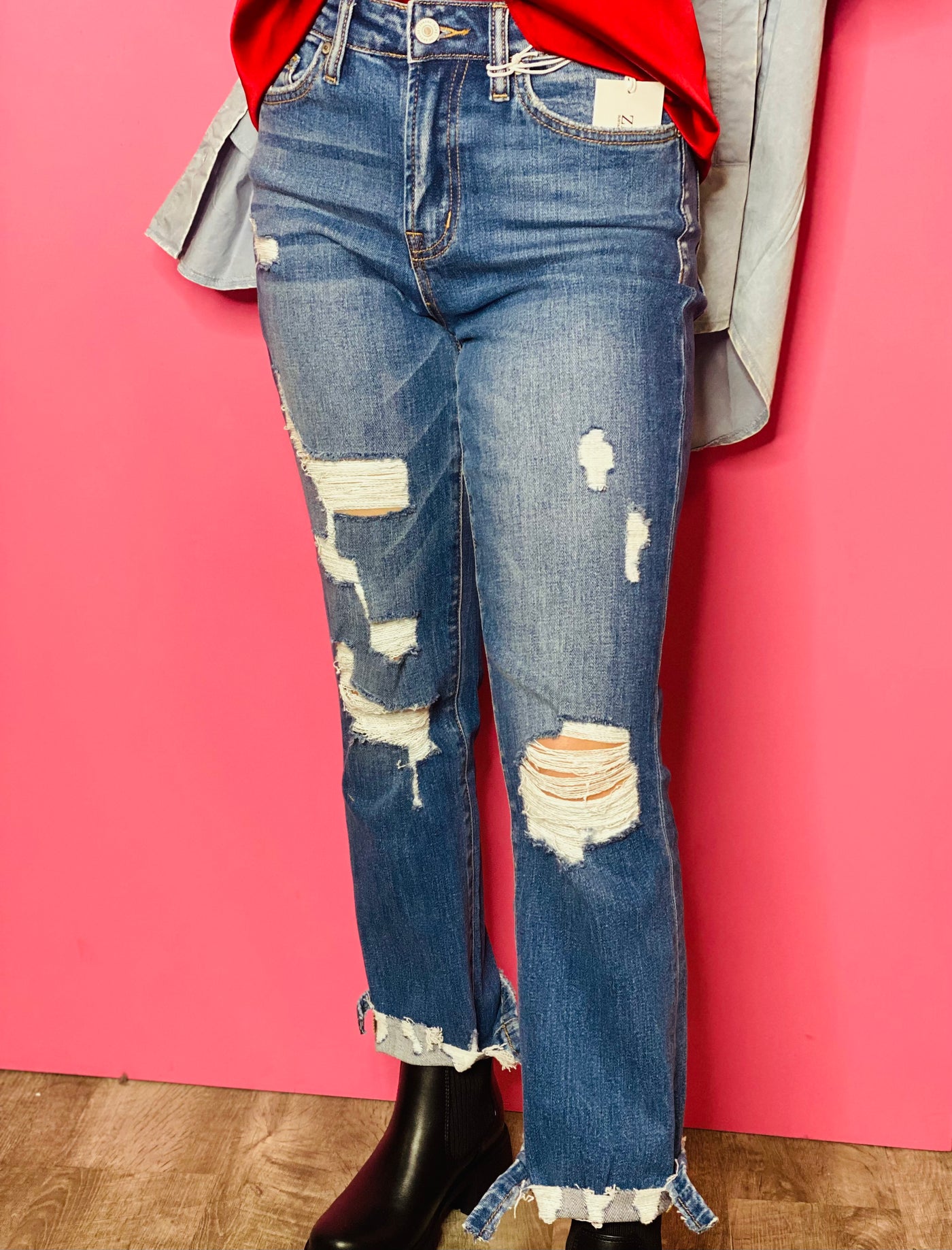 Kaitlyn Distressed Skinny Jeans