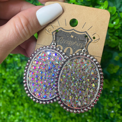 Diamond Oval 806 Earrings