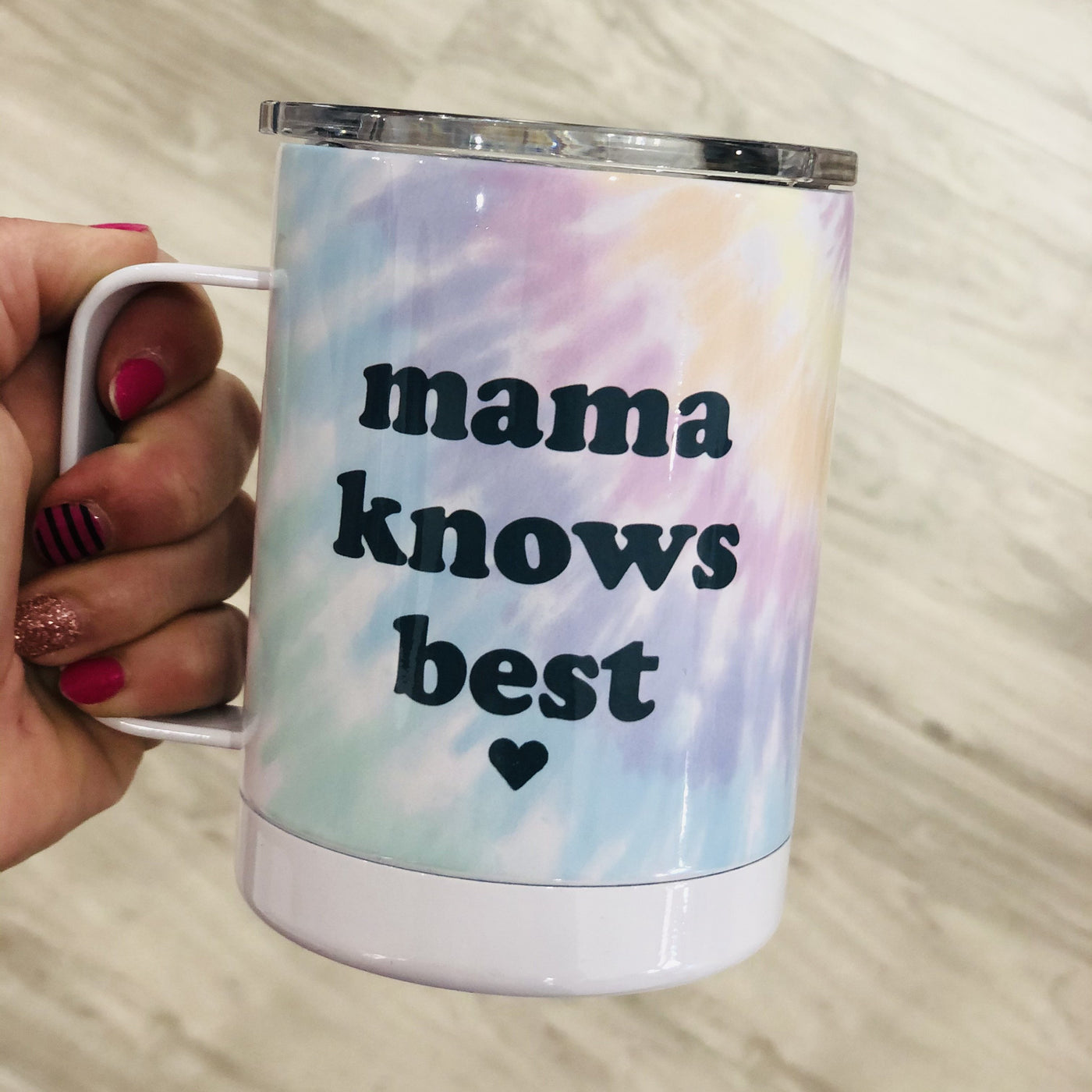 Mama Knows Best Travel Mug