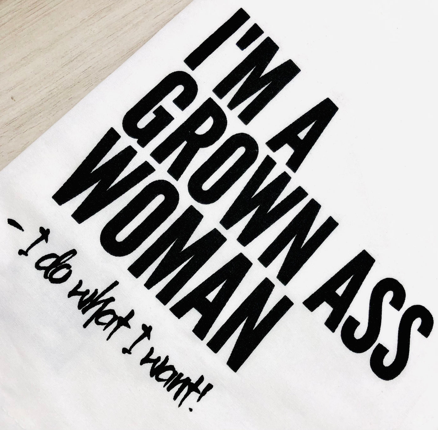 Grown Ass Woman Dish Towel