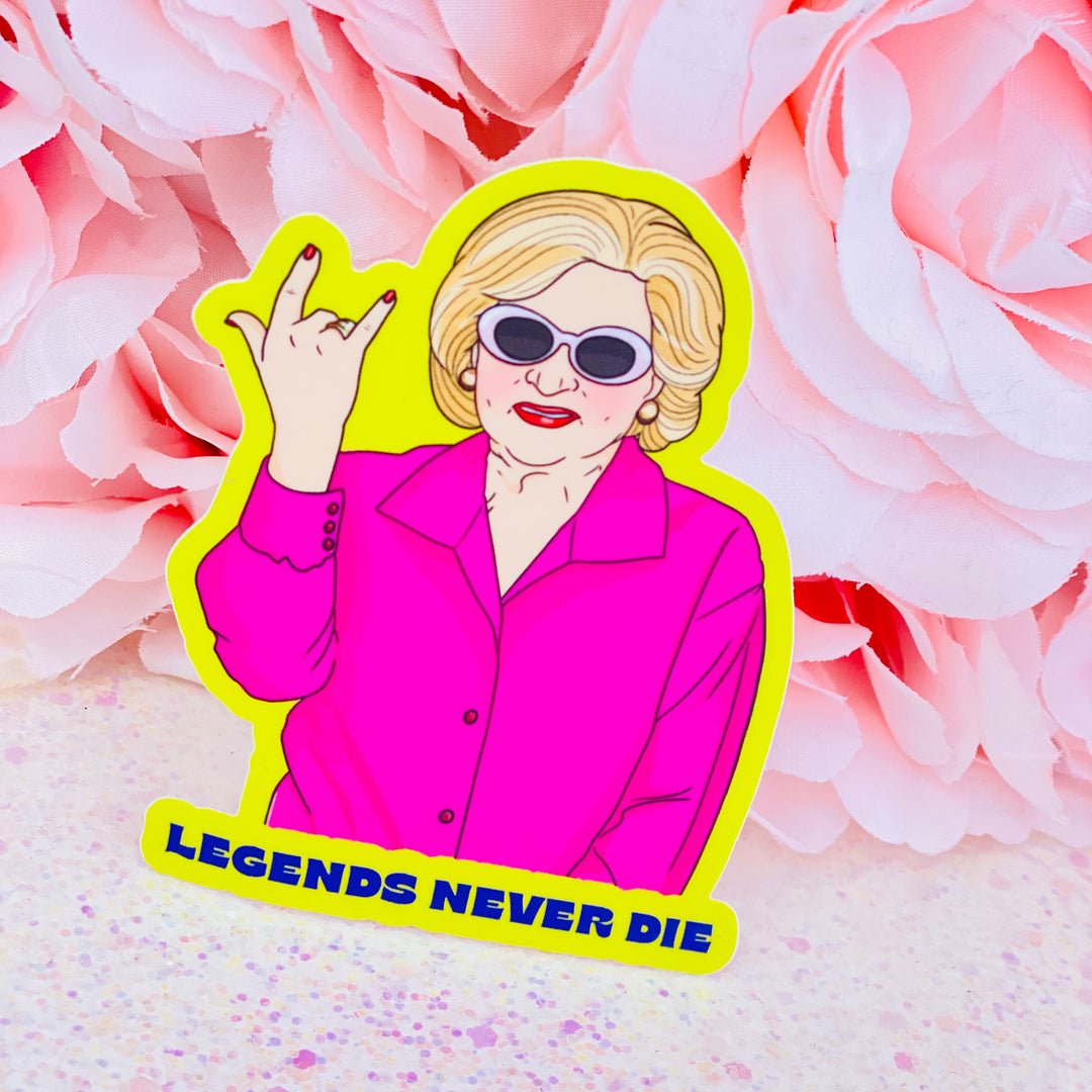 Betty Legends Never Die Sticker