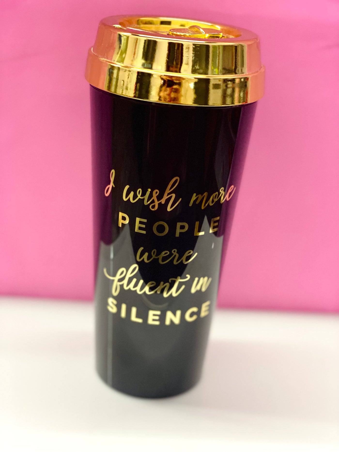 Fluent In Silence Latte Cup