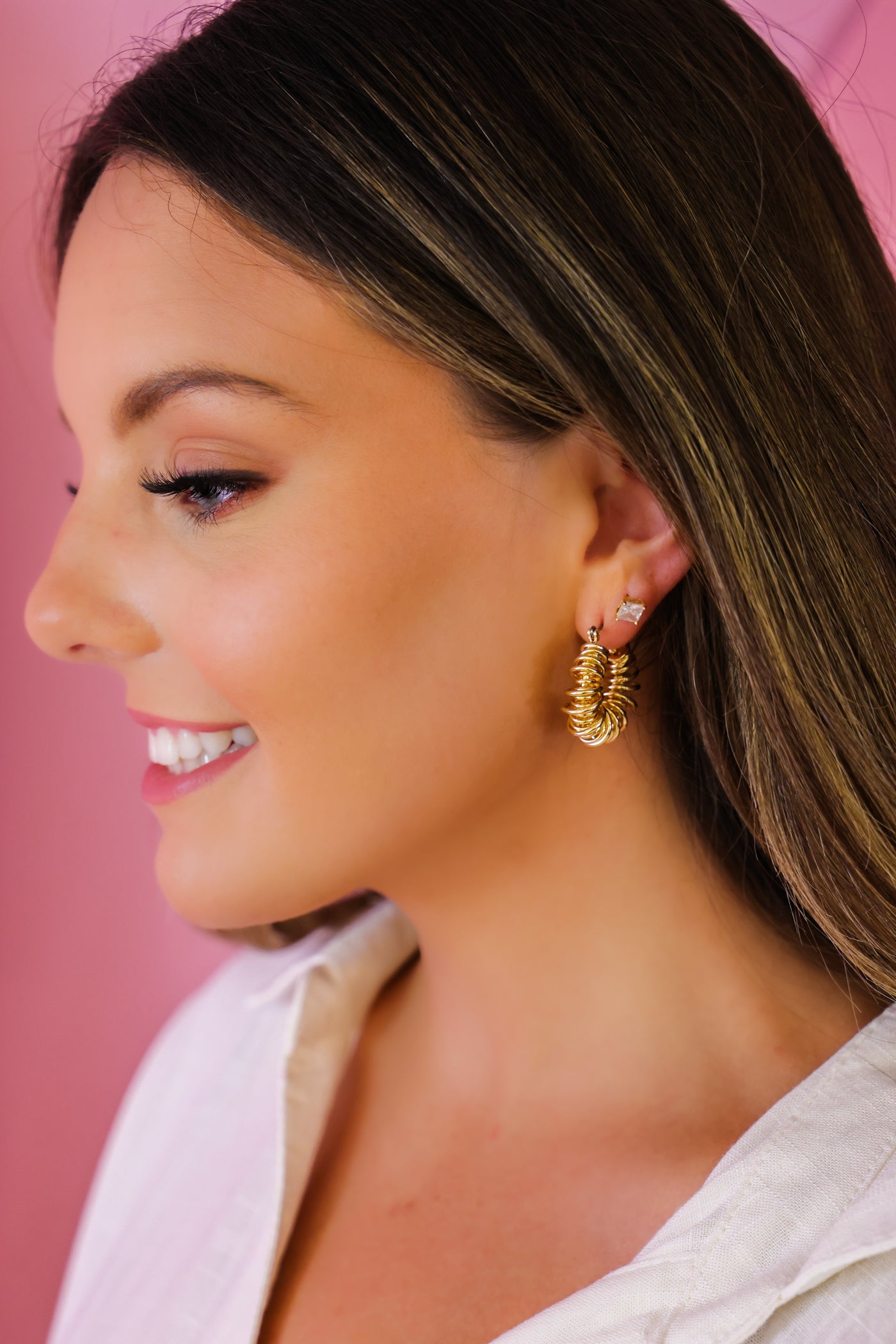 Danielle Gold Hoops