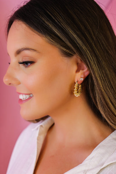 Danielle Gold Hoops