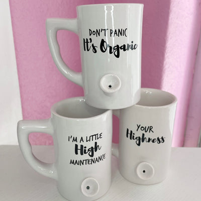 Wake & Bake White Mug//4 STYLES