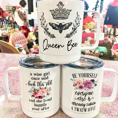 Queen Bee Travel Mug
