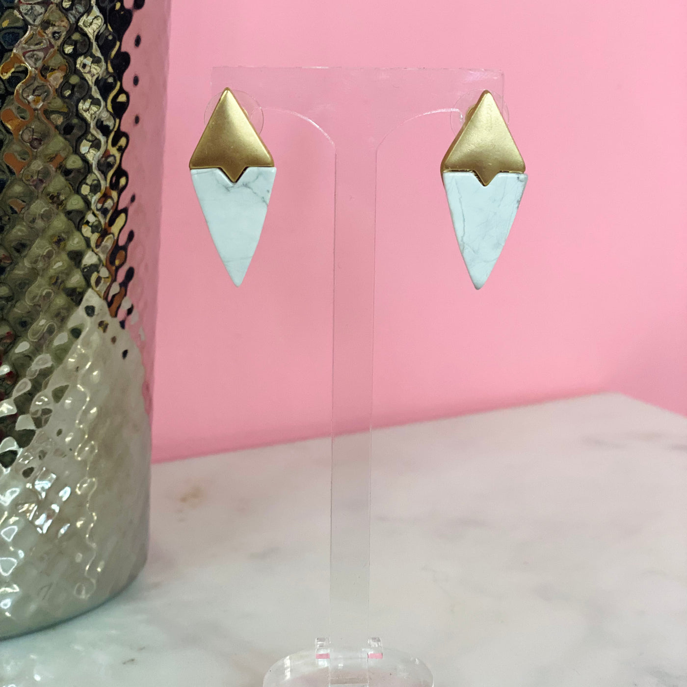 The Emperor Diamond Earrings// 2 COLORS
