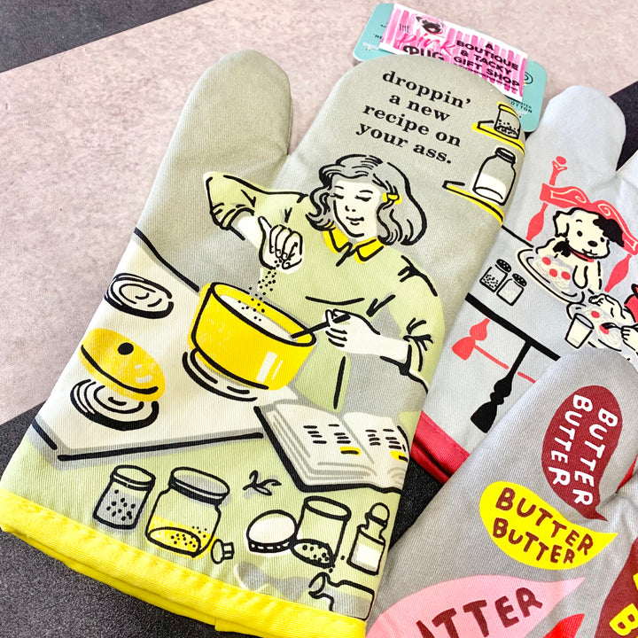 Droppin' A New Recipe Oven Mitt