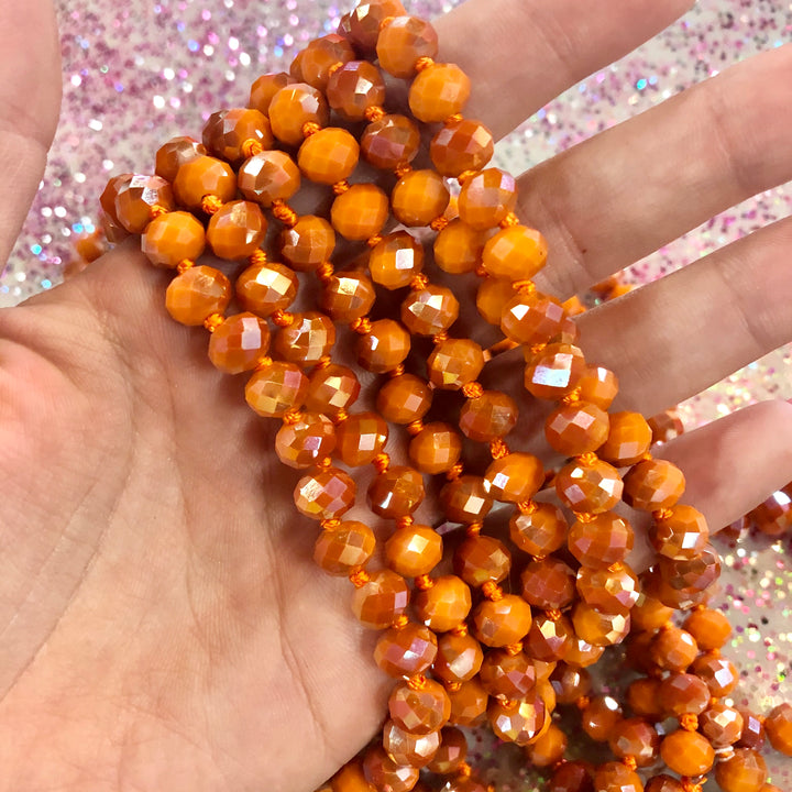 Long Layer Beaded Necklace