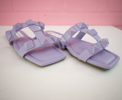 Poppy Purple Sandals