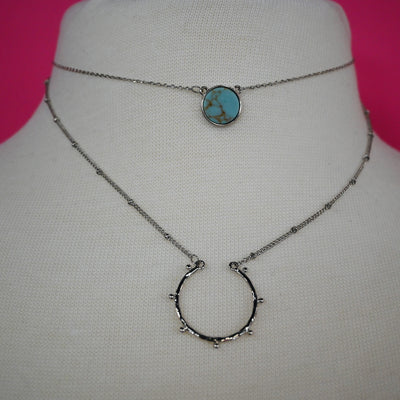 Turquoise Silver Rush Layer Necklace