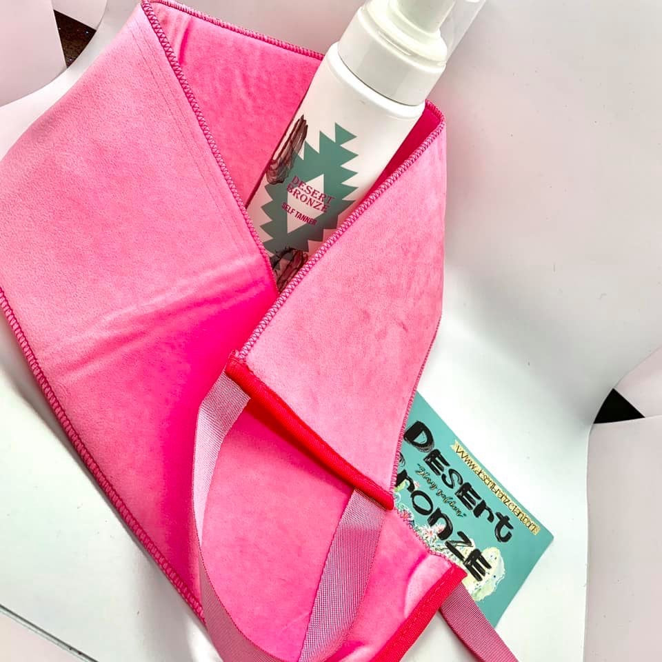 Pink Back Tanning Applicator
