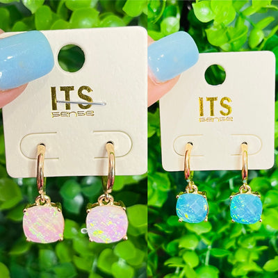 Dainty Opal Earrings - 2 Colors