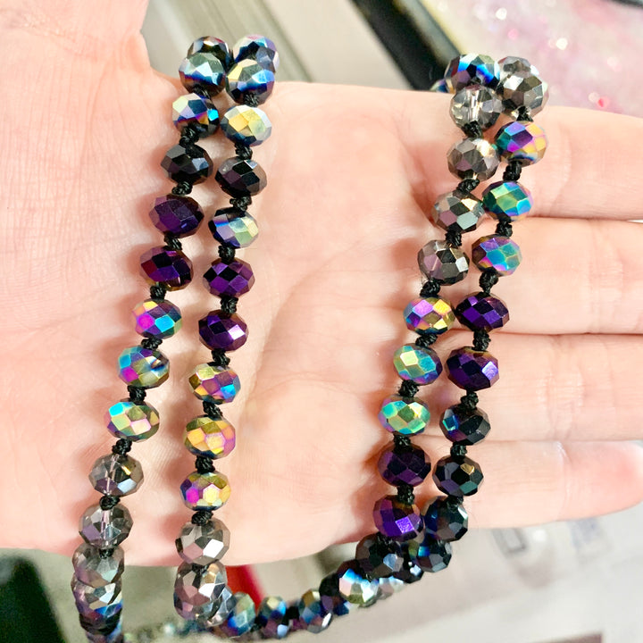 Long Layer Beaded Necklace