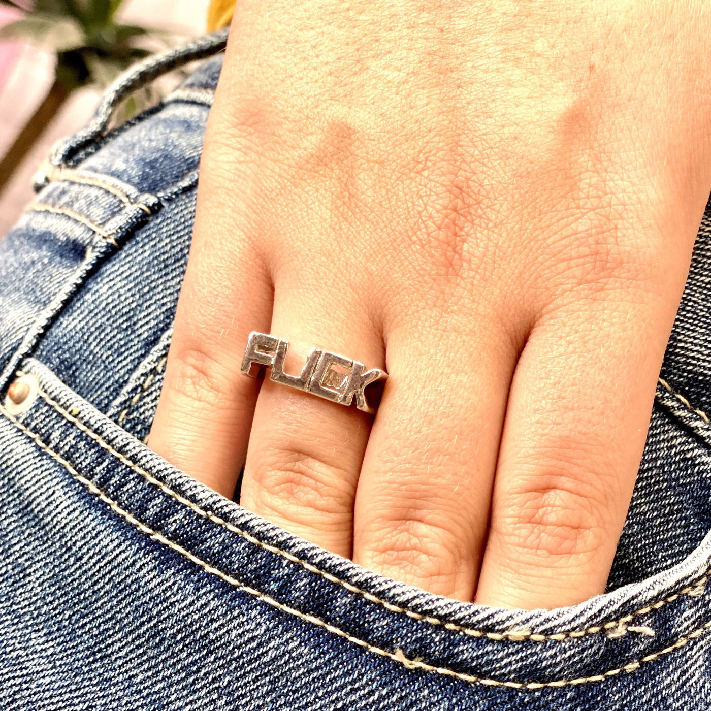 Silver Fuck Ring