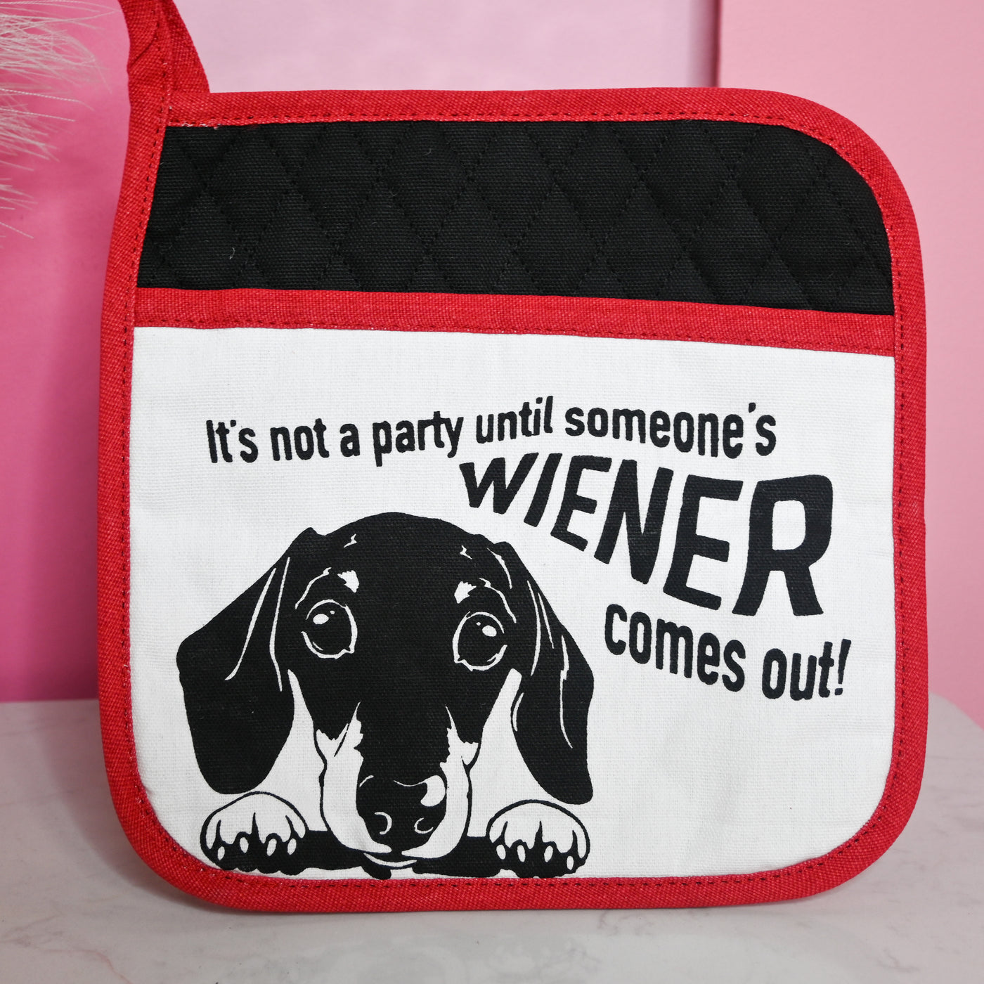 Not A Party Until Potholder
