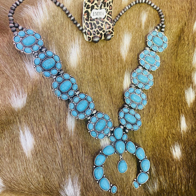 Avery Squash Blossom Necklace- 2 COLORS
