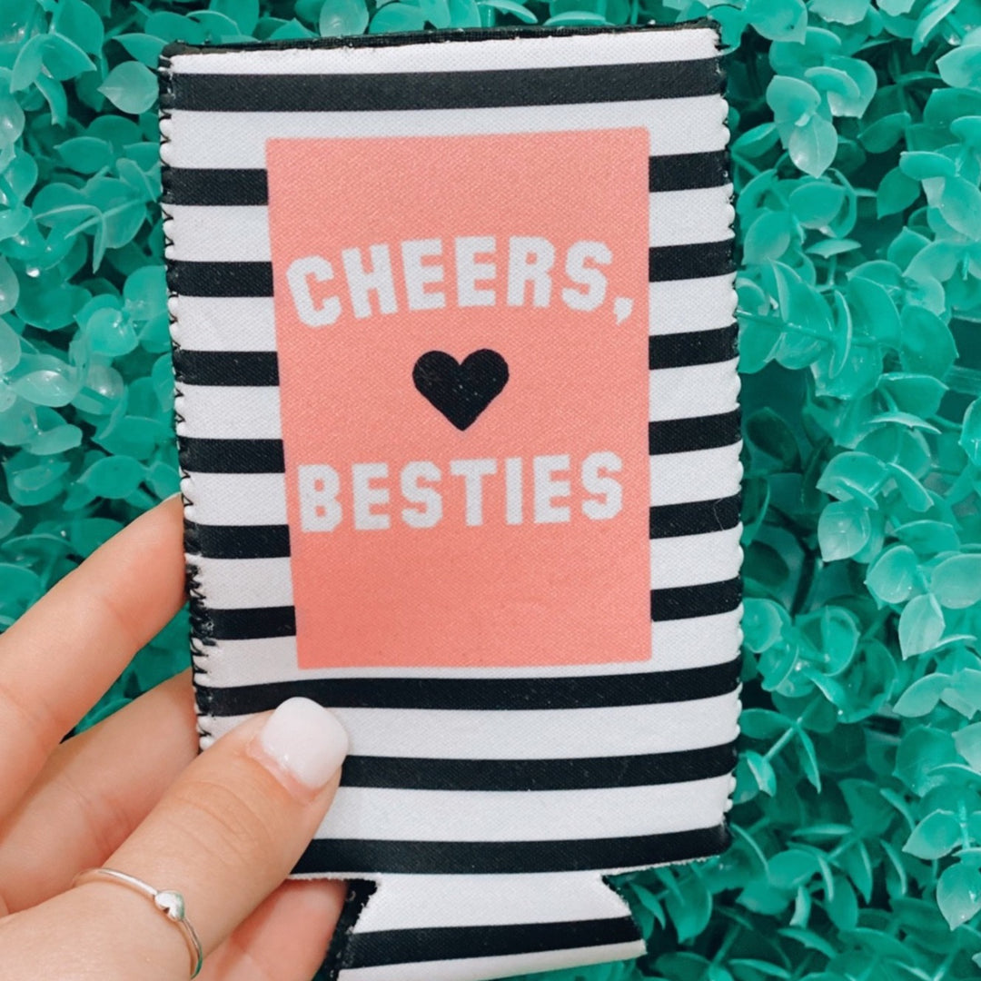 Cheers Bestie Can Cooler