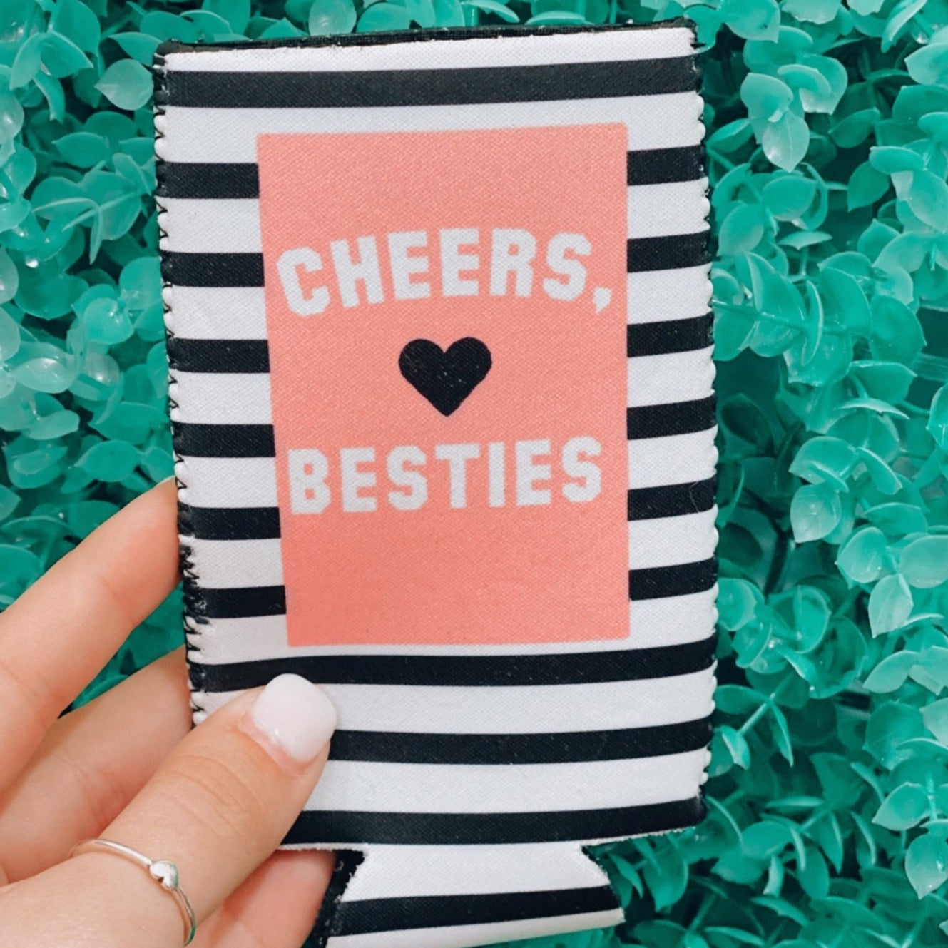 Cheers Bestie Slim Can Cooler