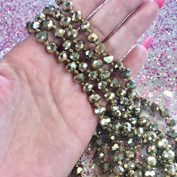 Long Layer Beaded Necklace