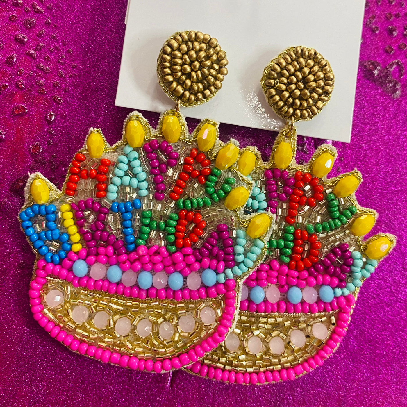 Happy Birthday Earrings