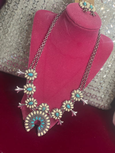 Swing This Way Squash Blossom Necklace/ 2 COLORS
