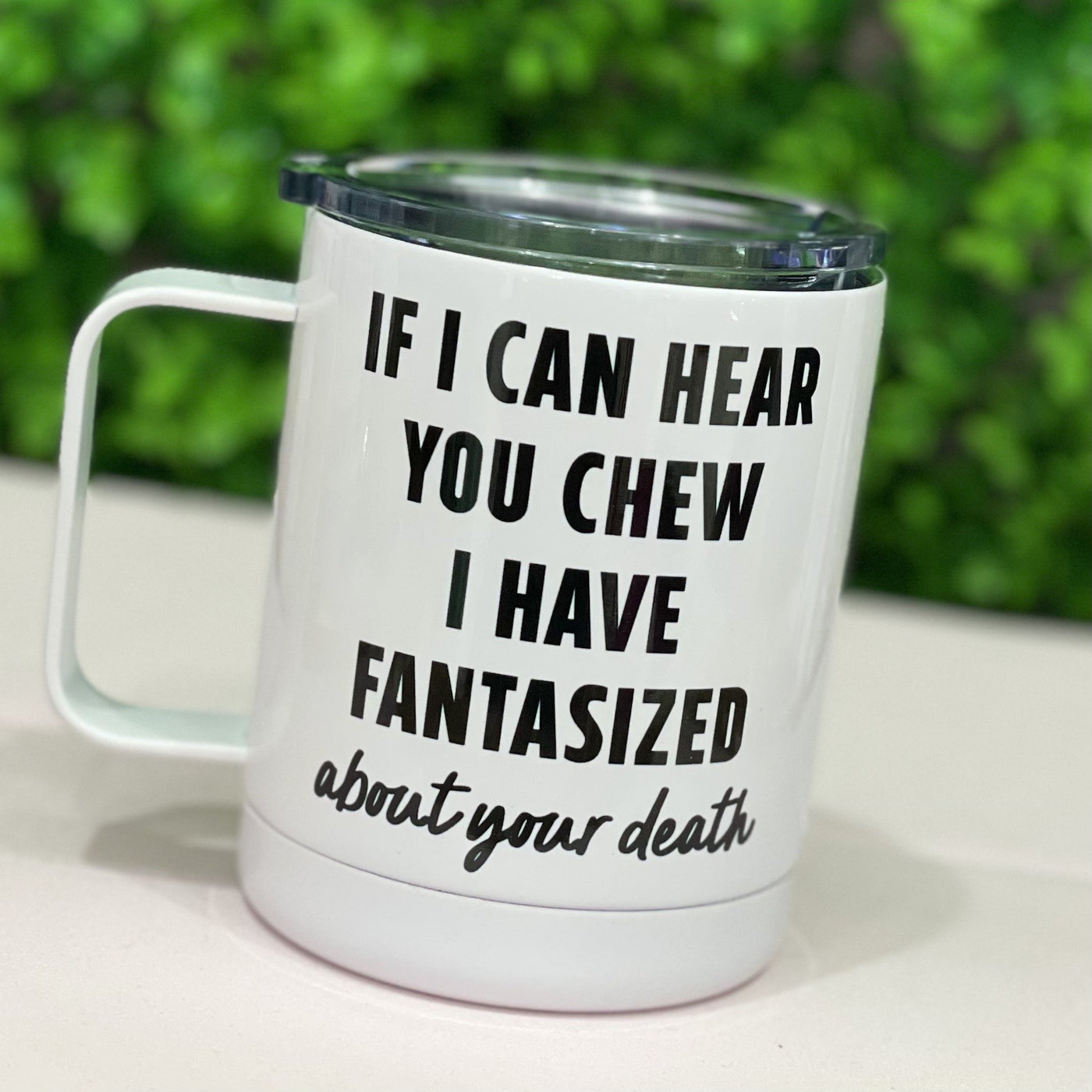 If I Can Hear You Chew Travel Mug