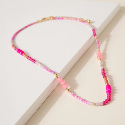 Multi Beaded Necklace// 2 COLORS
