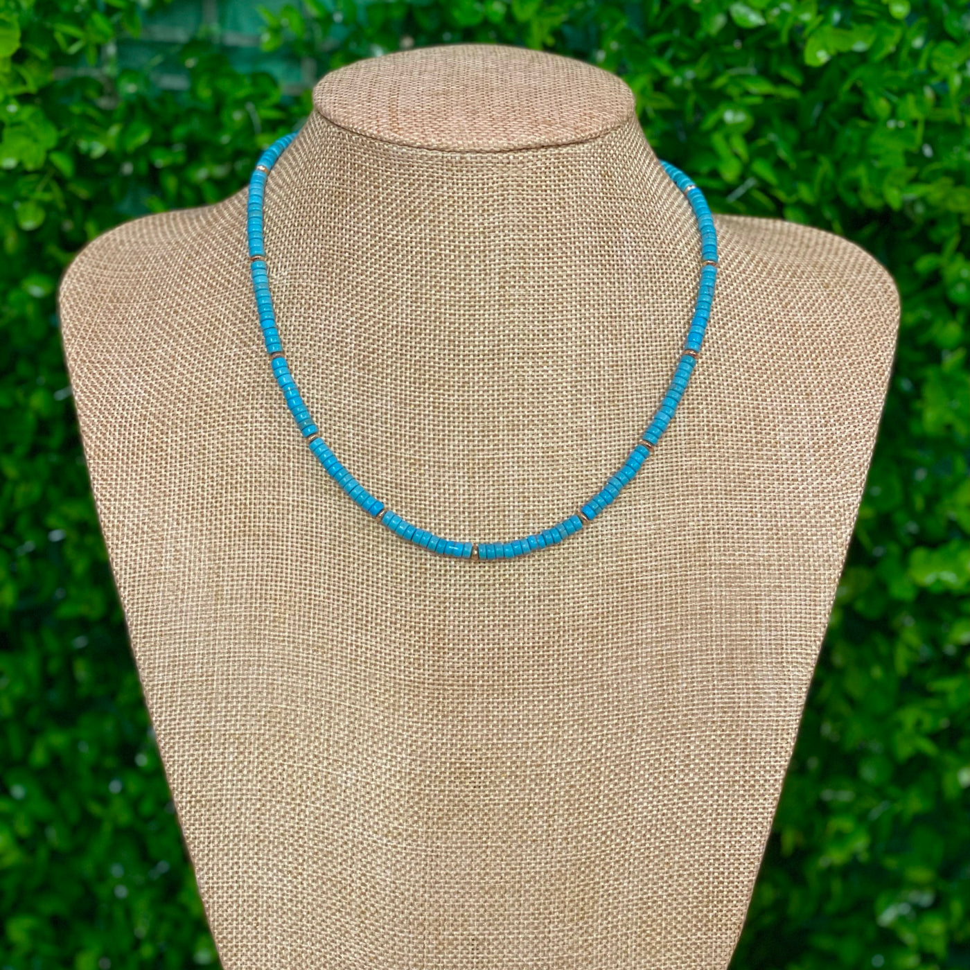 Turquoise Stones Choker