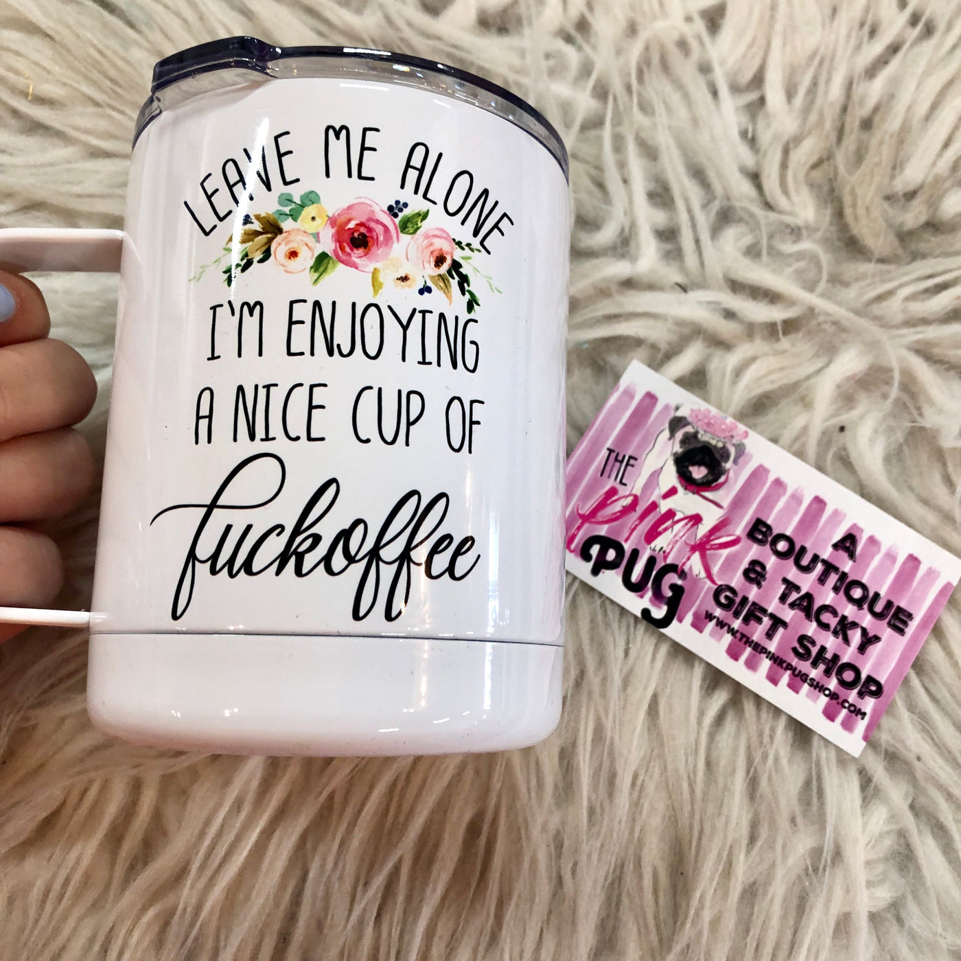 Enjoying A Nice Cup Of Fuckoffee Travel Mug