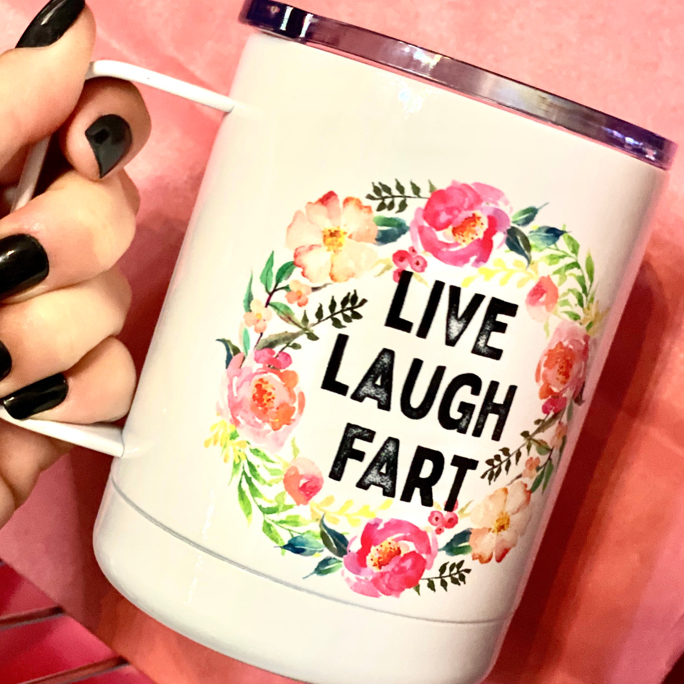 Live Love Fart Travel Mug