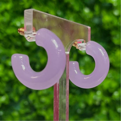 Penelope Purple Hoops