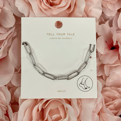 Blank Space Anklet