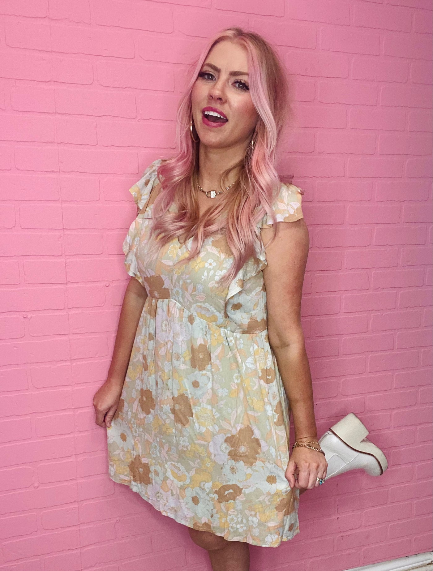 The Lily Floral Dress