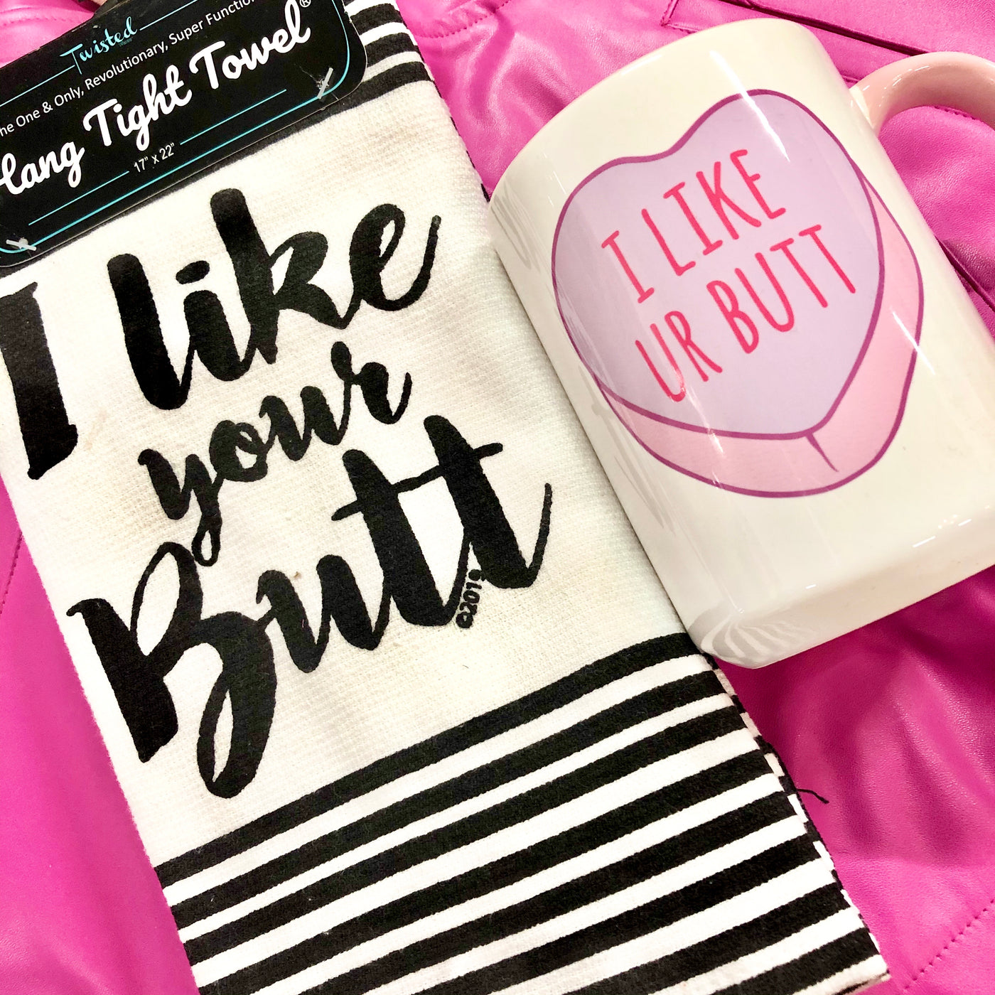 I Like Your Butt Hand Towel