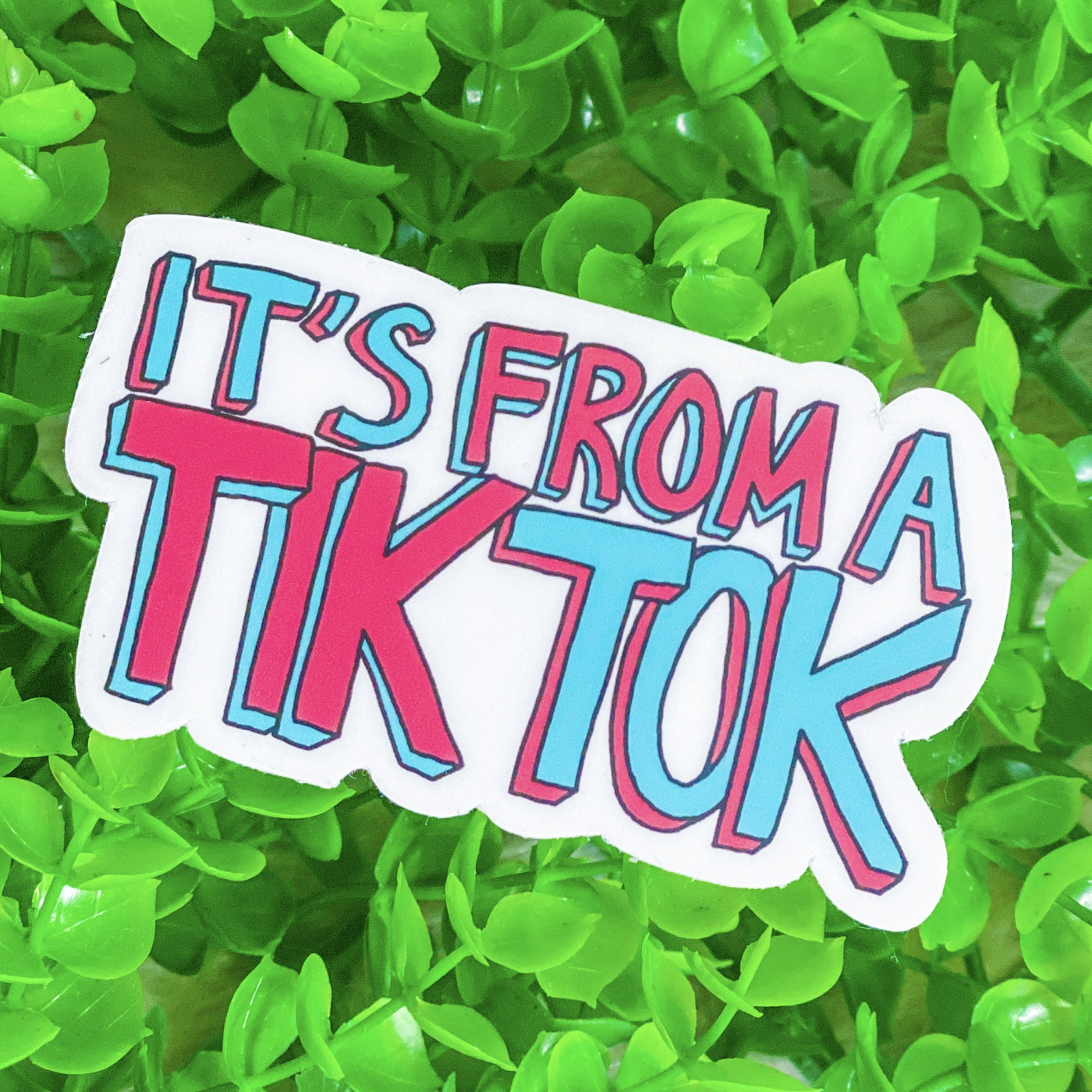 It's From A TikTok Sticker