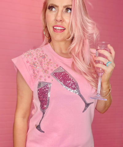 Sippin' Champagne Dress