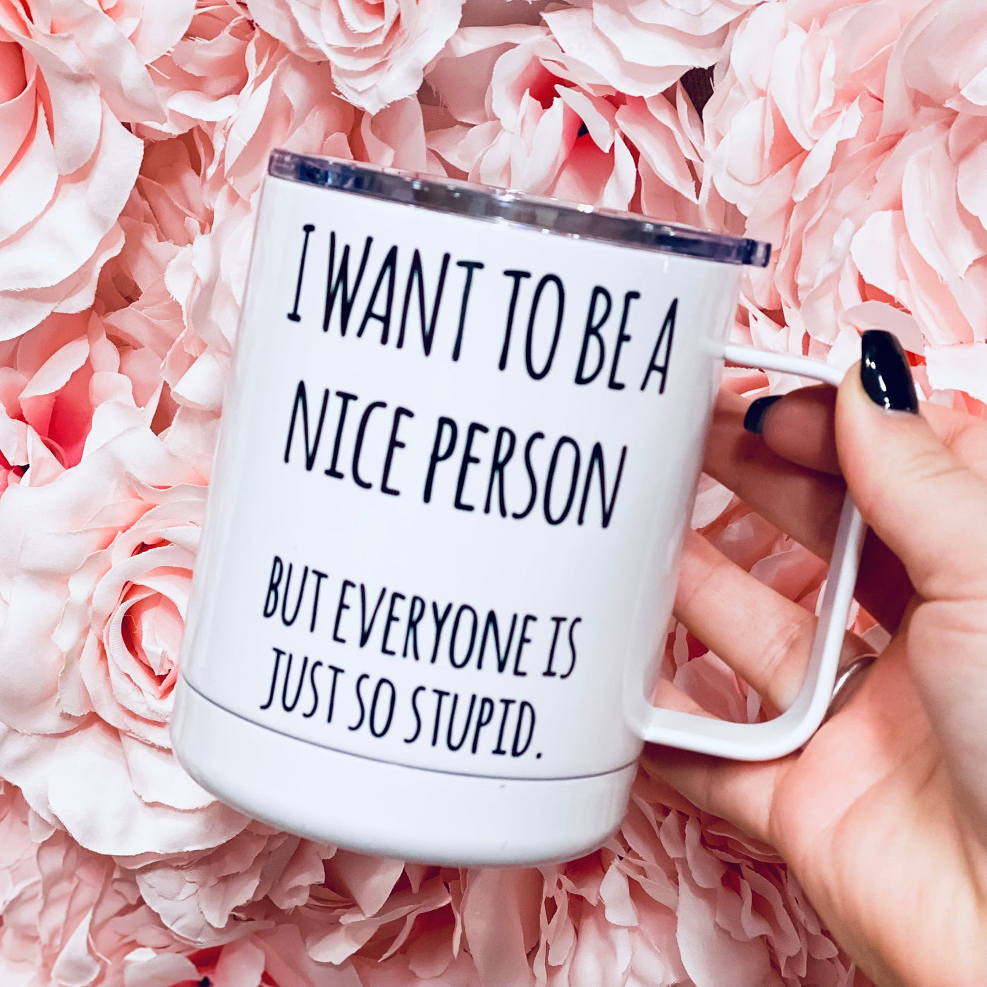 I Want To Be A Nice Person...Travel Mug