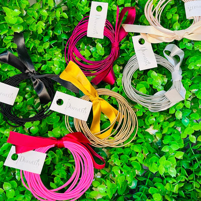 Guitar String Bracelet Stack// 6 COLORS