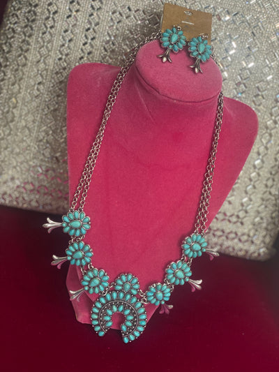 Swing This Way Squash Blossom Necklace/ 2 COLORS