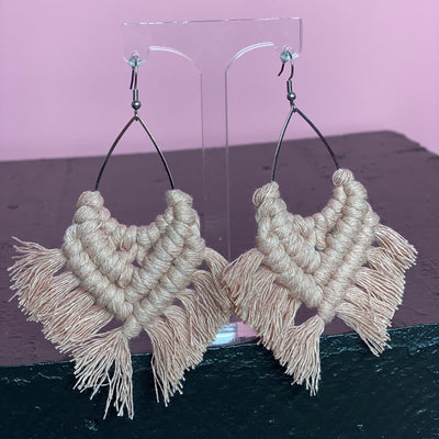 Boho Macrame Earrings