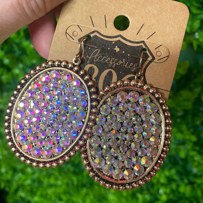 Diamond Oval 806 Earrings
